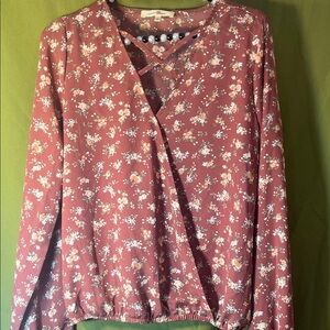 Wishful Park Floral long Sleeve Top